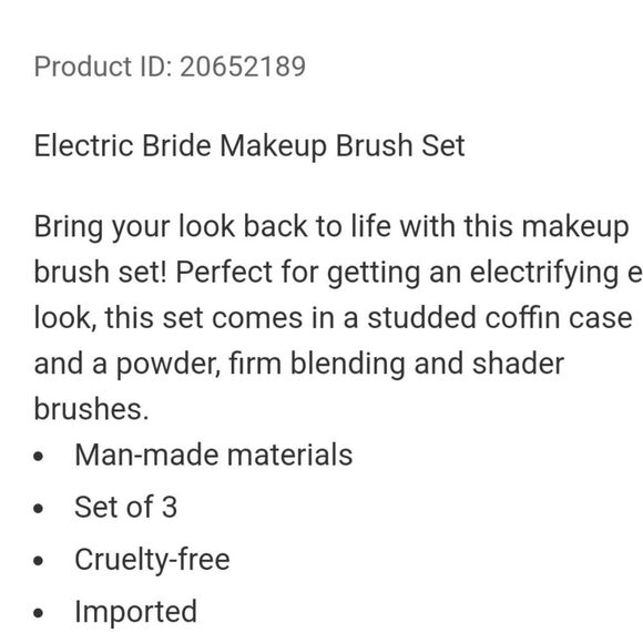 Profusion Cosmetics Electric Bride Brush Set & Case - Picture 5 of 6